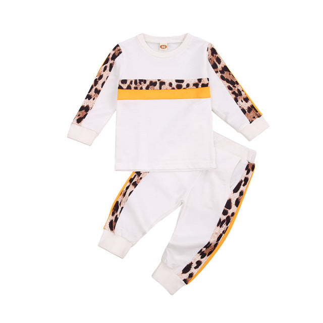 Girls Clothing Sets Autumn Winter Toddler - White / 12M