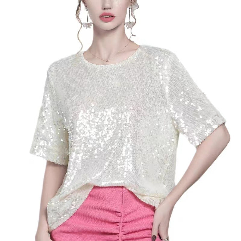 Summer Short Sleeve Vest Women’s Solid Color