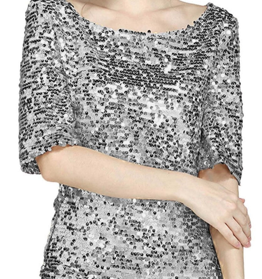 Summer Short Sleeve Vest Women’s Solid Color - Gray Turning Piece / S