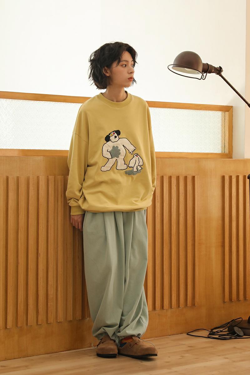 Girls Print Long Sleeve Sweatshirt