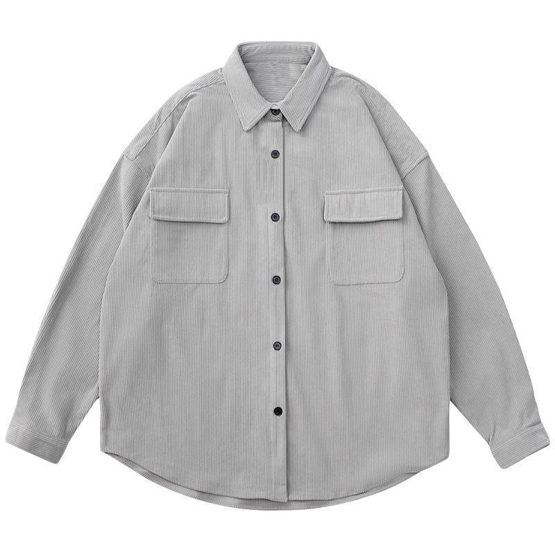 American Retro Corduroy Shirt Men’s Loose