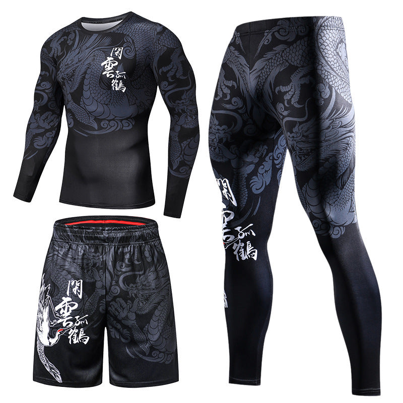 Men’s Sweat-absorbent Quick-drying Fitness Suit