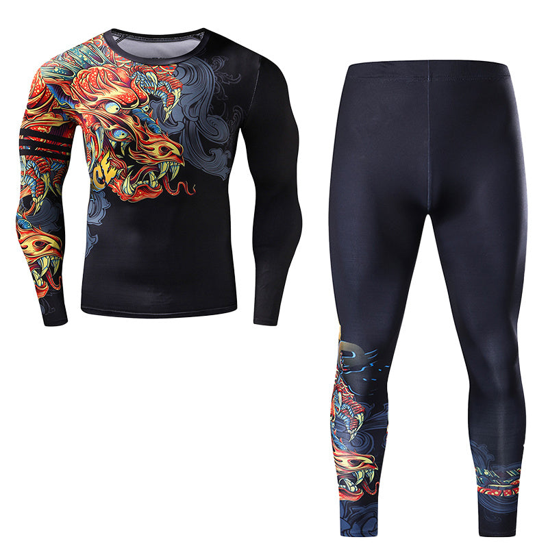Men’s Sweat-absorbent Quick-drying Fitness Suit - GCJ02 JSK15 / S