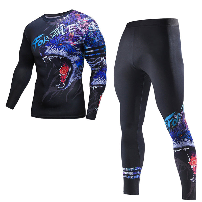 Men’s Sweat-absorbent Quick-drying Fitness Suit - GCJ05 JSK23 / S