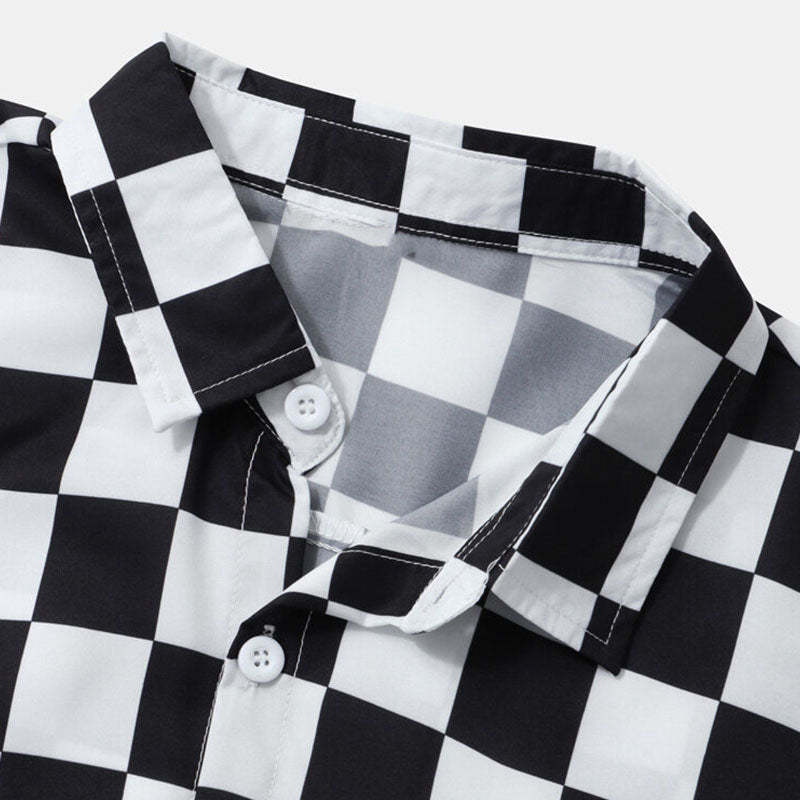 New Short-sleeved Shirt Hawaiian Vacation 3D Printed Casual All-matching Men’s Clothing Top