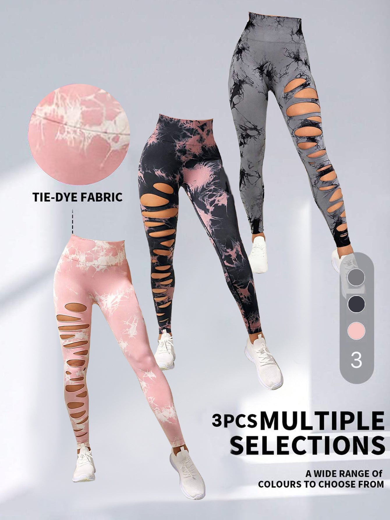 High Waist Butt Lift Leggings Sculpt Sexy Curves High Quality - 3PACK2 / L - 5