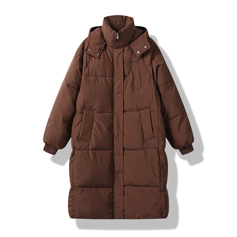 Winter New Mid-length Loose Hong Kong Style Bread Coat Cotton-padded Coat