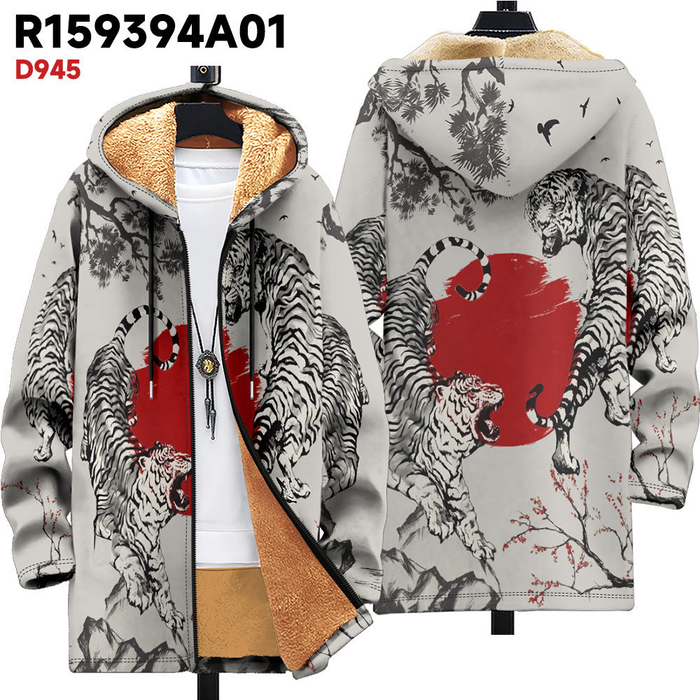Hooded Cardigan Thick Winter Clothes - Type C / XS