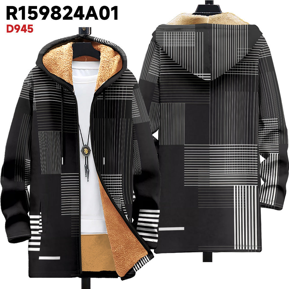 Hooded Cardigan Thick Winter Clothes - Type F / XS