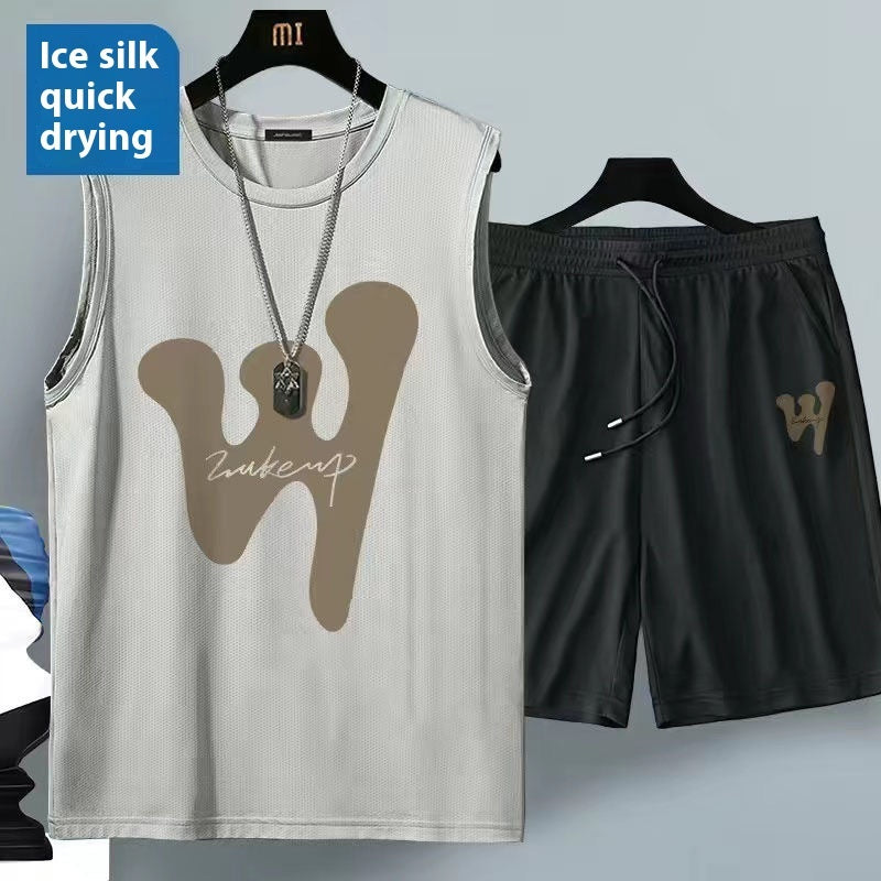 Summer Sleeveless Vest Suit Men’s Sports And Leisure