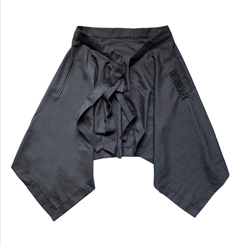 Irregular skirt - Grey / One size