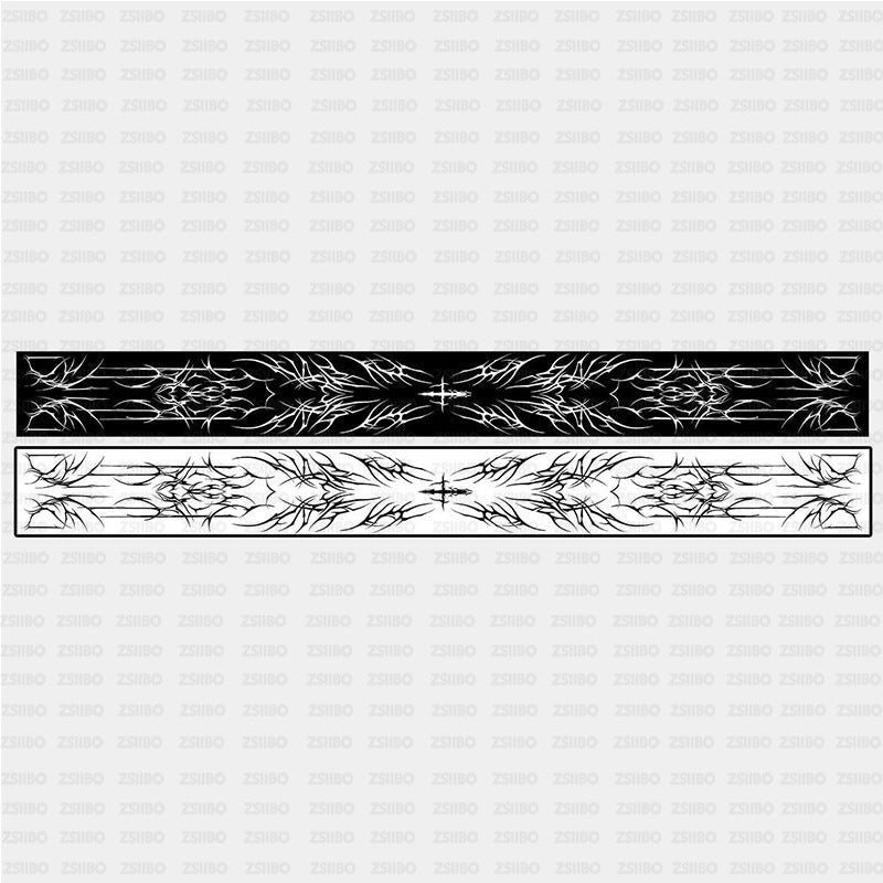 Dark Street Style Winter New Warm Scarf - Black / Above 175cm