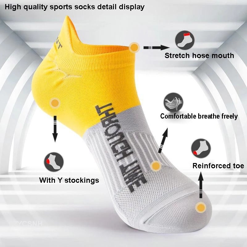 Fashion Running Sweat-absorbent Breathable Non-odor Foot Socks