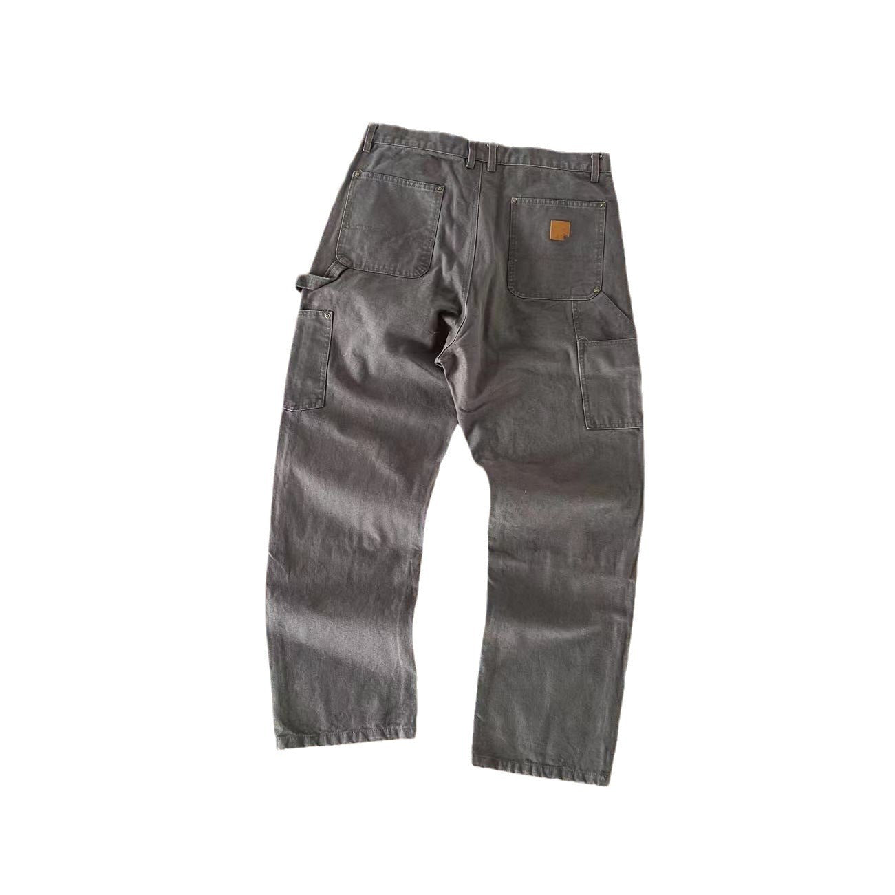 American Casual Heavy Multi-functional Logging Pants Cargo Canvas