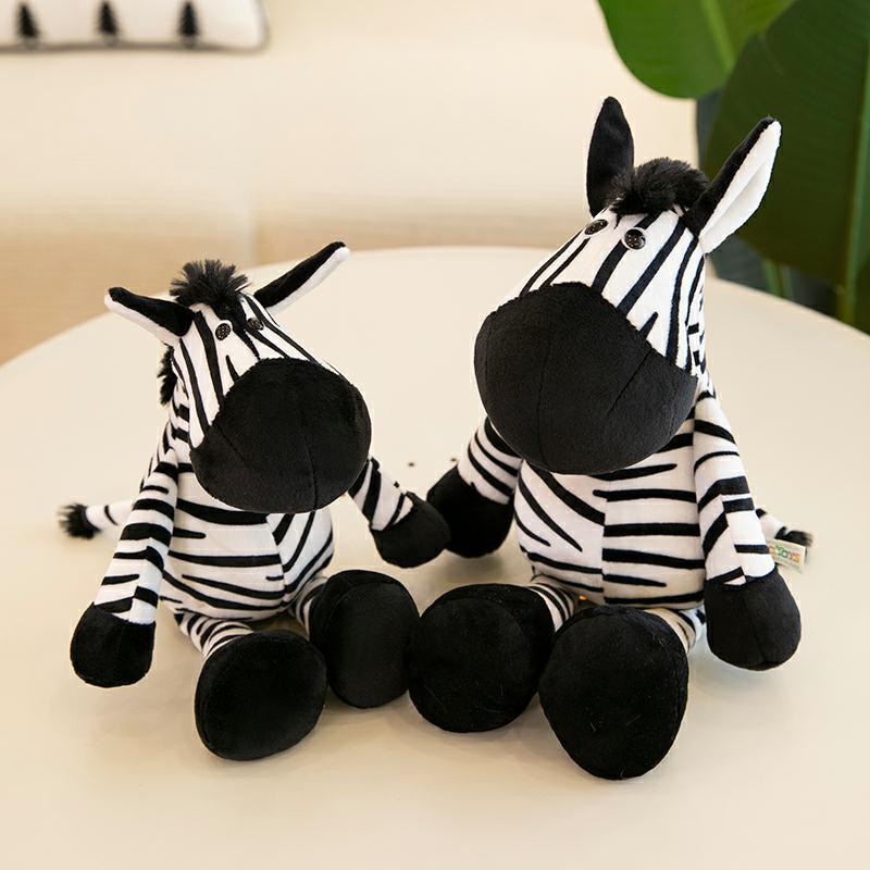 Jungle animal plush toys - Zebra / 25cm
