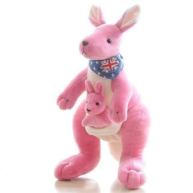 Kangaroo plush toys - Pink / 32cm
