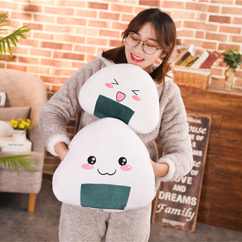Cartoon Anime Rice Ball Plush Toy Plush Doll Large Sleeping Pillow Ragdoll Doll Children’s Day Gift