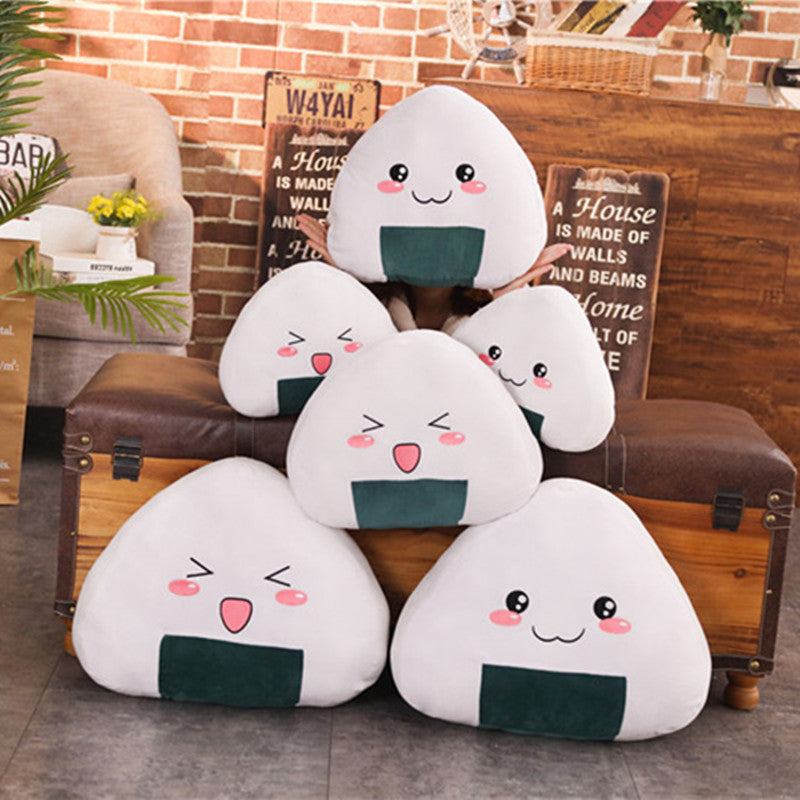 Cartoon Anime Rice Ball Plush Toy Plush Doll Large Sleeping Pillow Ragdoll Doll Children’s Day Gift