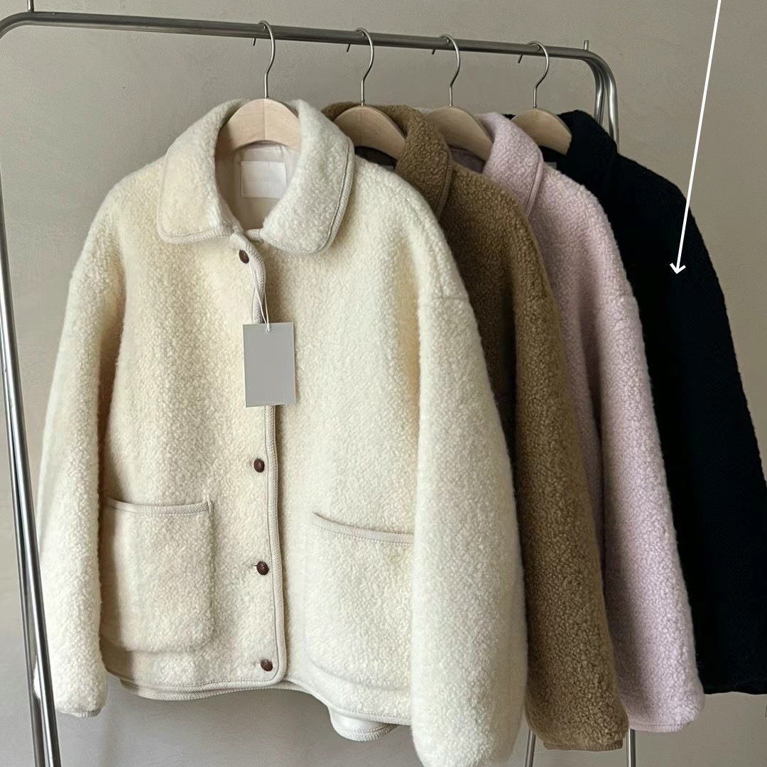 Cute Fashion Winter Coat For Women - Black / Free Size