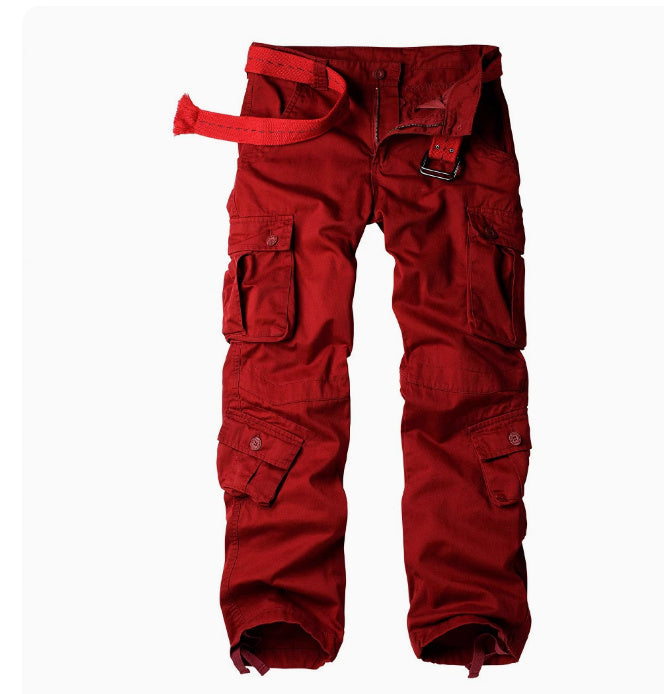 Outdoor Tactics Pants Men’s Autumn - Red / 38