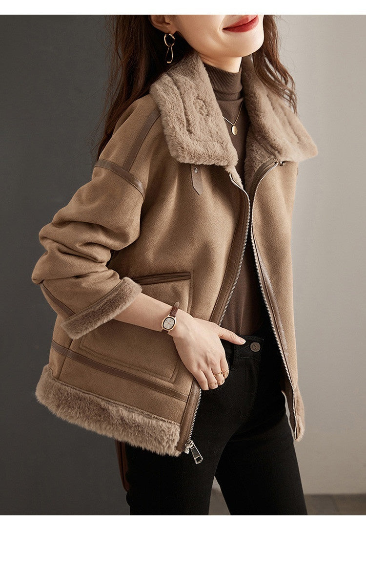 Women’s Casual Loose Motorcycle Style Versatile Top