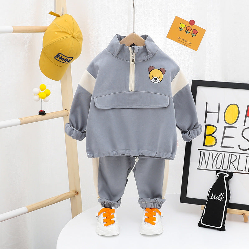 Children’s Clothing Boys’ Sweater Spring And Autumn Western Style Children