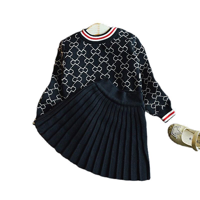 Girls’ Suit All-match Sweater Knit Sweater