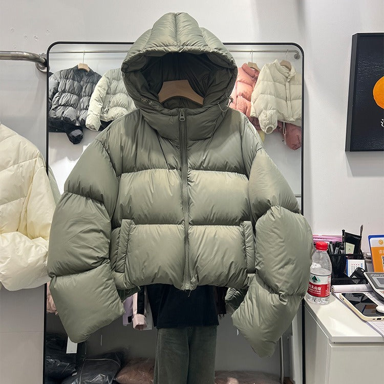 Women’s Korean Style Sense Of Design Coat - Army Green / S