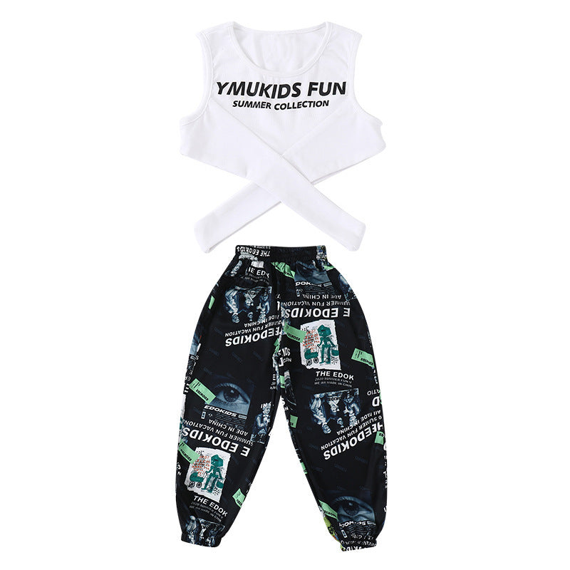 Children’s Anti-mosquito Summer Clothes Foreign Style Big Children Wear Sports Pants