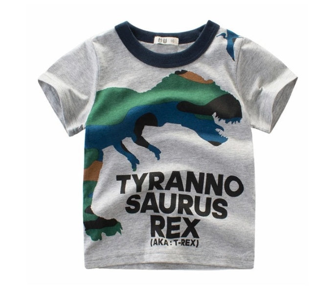 Children’s Wear Summer New Korean Children’s Boys Cotton T-shirt Men’s Treasure In Children’s Short Sleeves - 12style