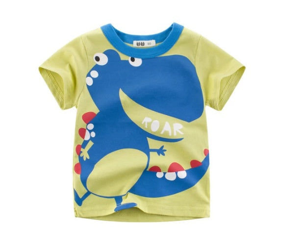 Children’s Wear Summer New Korean Children’s Boys Cotton T-shirt Men’s Treasure In Children’s Short Sleeves - 15style