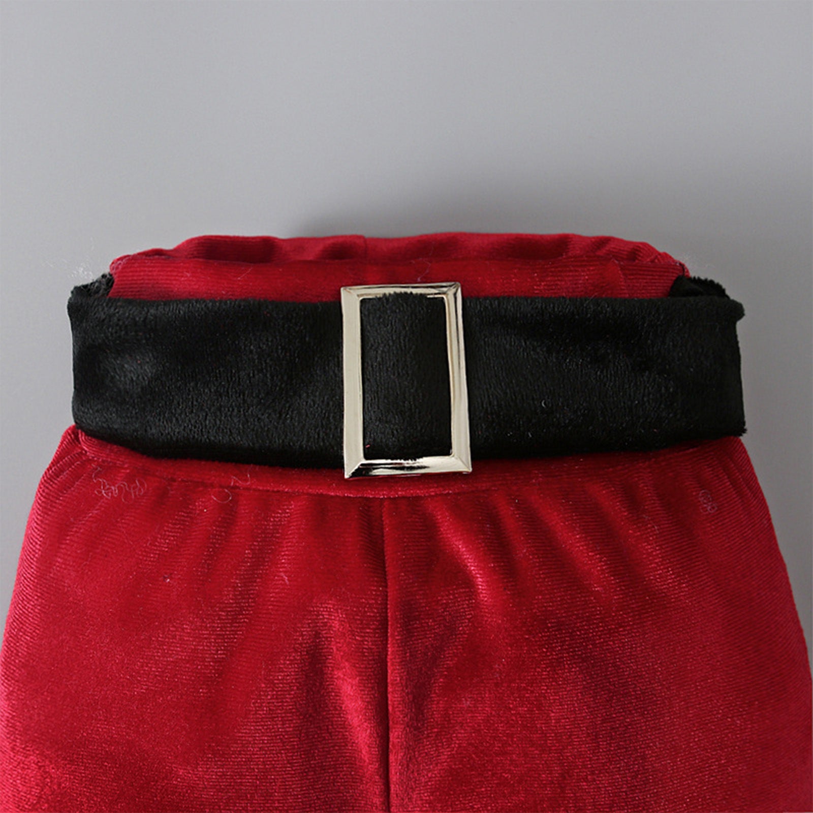Winter Christmas Long-sleeved Shirt Bell Bottoms Hat Three-piece Children’s Clothing