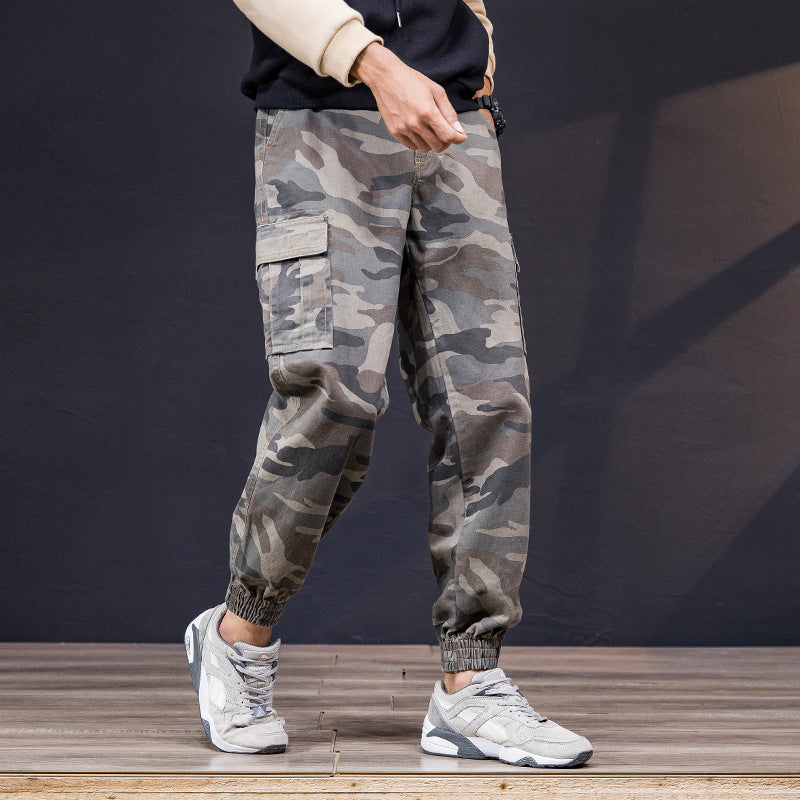 Spring New Camouflage Pants Men’s Korean Version Of The Trend Of Footwear