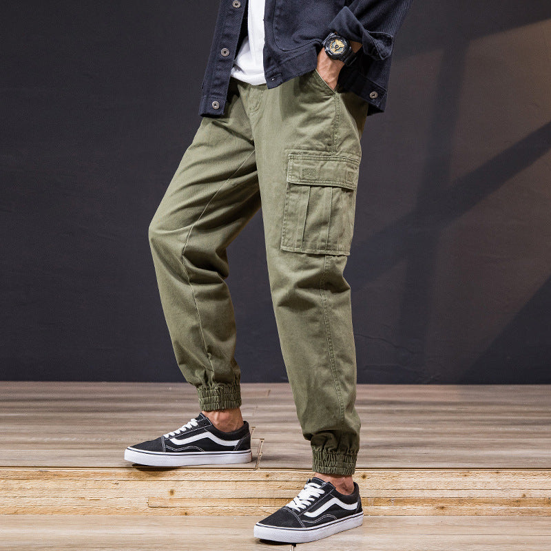 Spring New Camouflage Pants Men’s Korean Version Of The Trend Of Footwear - Green / 28