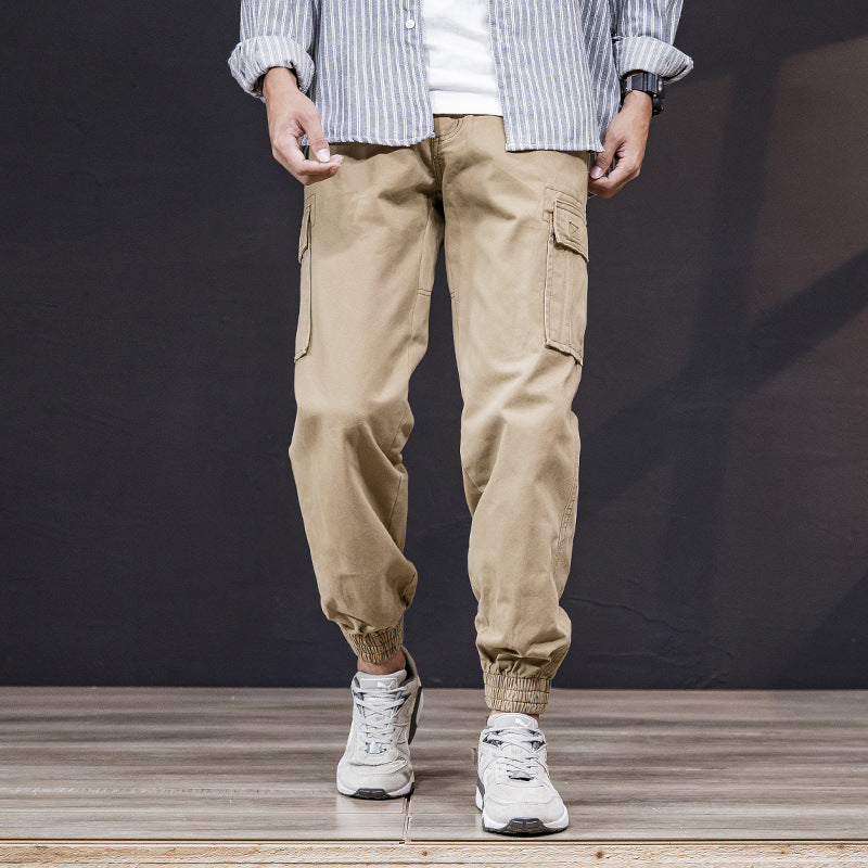 Spring New Camouflage Pants Men’s Korean Version Of The Trend Of Footwear - Yellow / 28