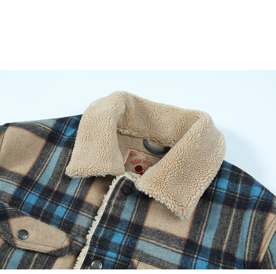 Lamb velvet coat