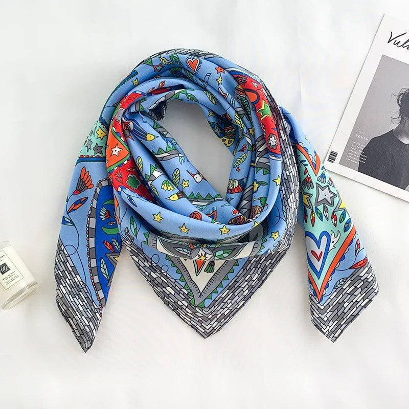 Large Kerchief Women’s Spring And Autumn Fashion Printing