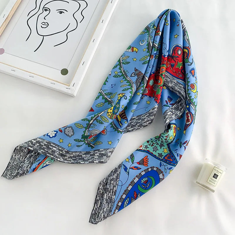 Large Kerchief Women’s Spring And Autumn Fashion Printing - JXB61102 / 90x90cm