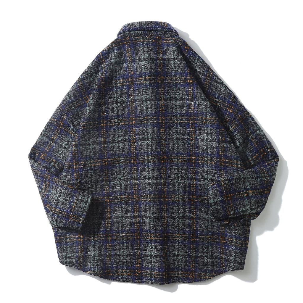 Men’s And Women’s Loose Couple Thick Woolen Shirt