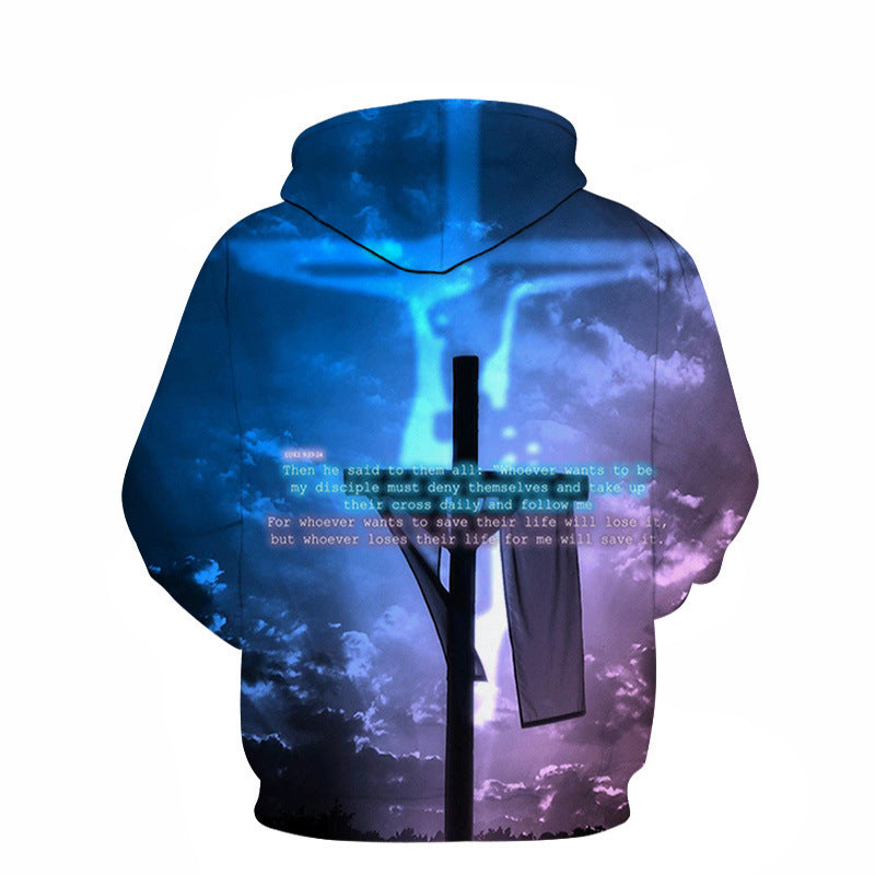 Couple Hoodie 3D Digital Printing Hoodie Men’S And Women’S Sports And Leisure Baseball Uniform - 1 color / 100