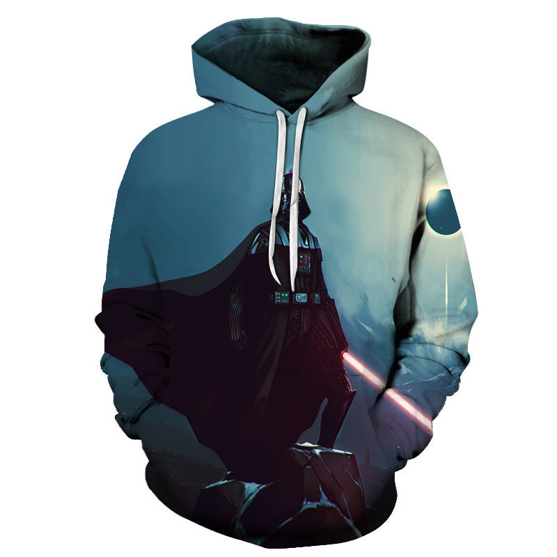 Couple Hoodie 3D Digital Printing Hoodie Men’S And Women’S Sports And Leisure Baseball Uniform