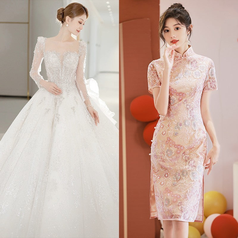 Light Luxury Premium Dress Main Yarn Luxury - D / S