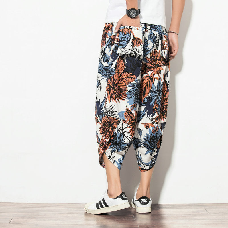 Eight points men’s nine points casual bloomers