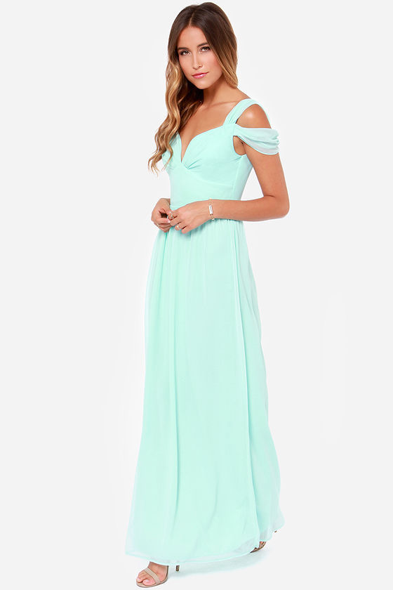 Long Floor Length Elegant Greek Style Pleated Dress - Light Green / XL