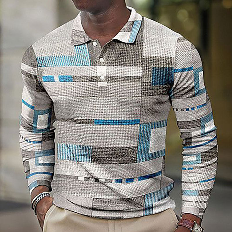 Long Lapel Button Long Sleeve Men’s Fashion