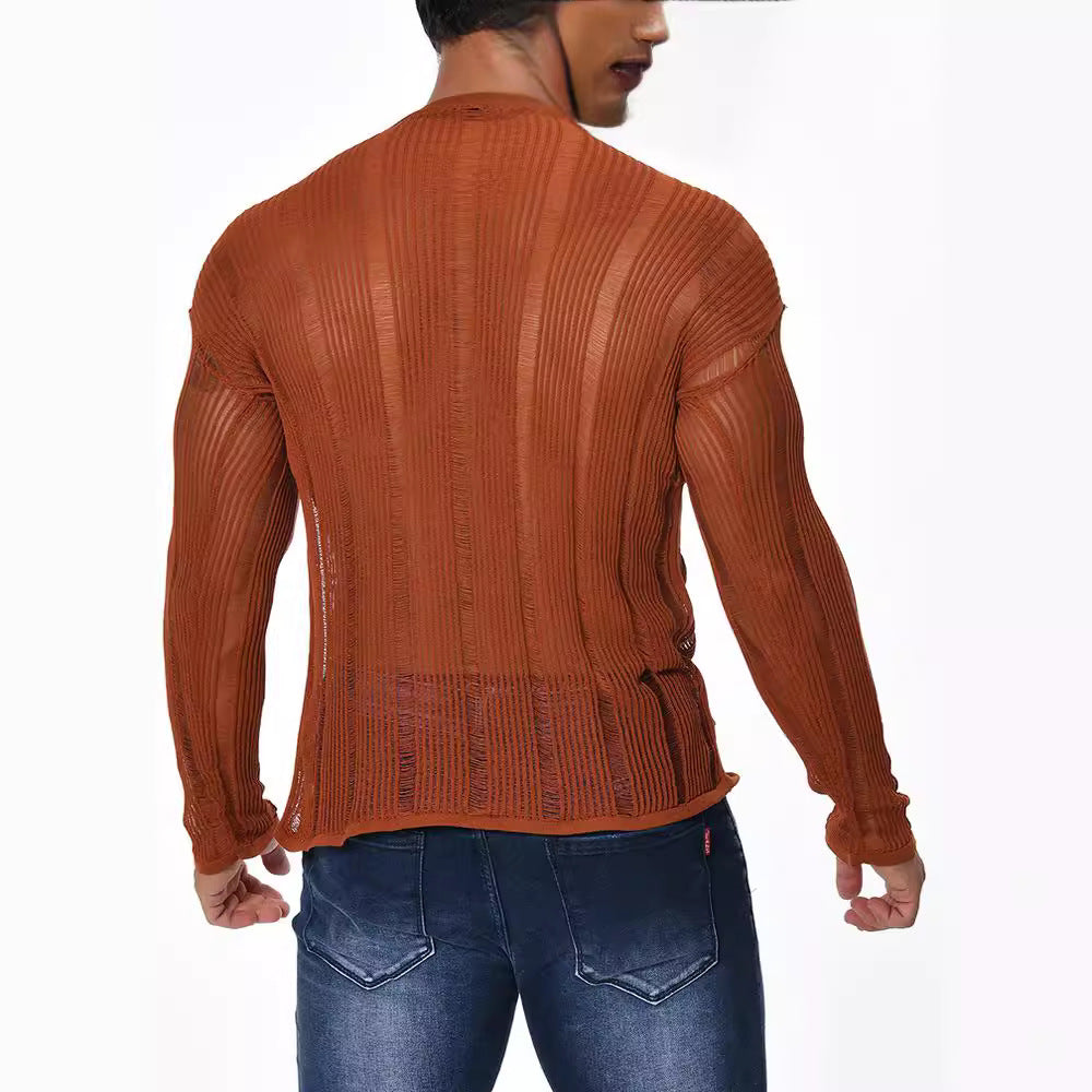 Long Sleeve Loose All-matching Sweater Men’s
