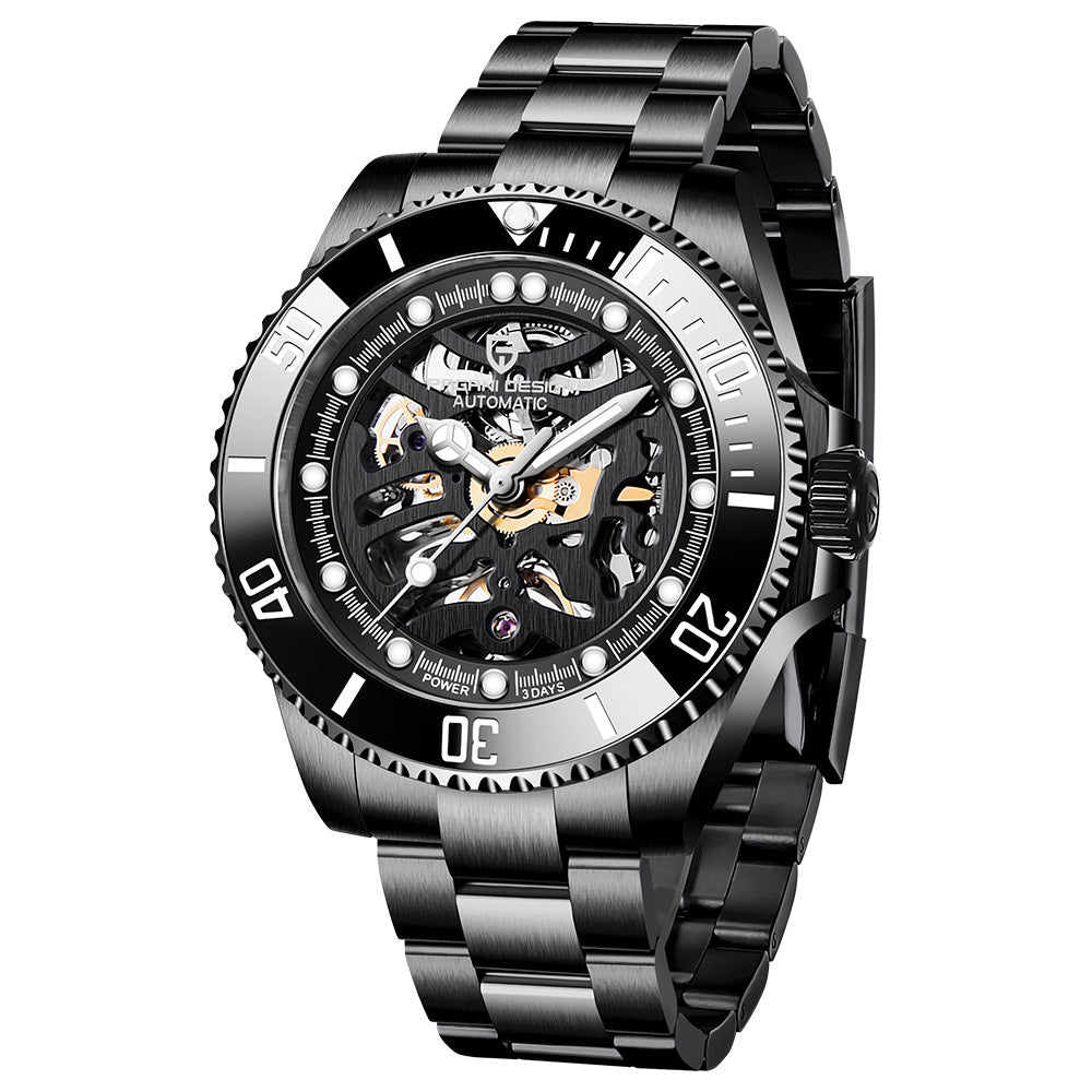 Luminous Depth Luxury Timepiece High-End Fashion Online - Black