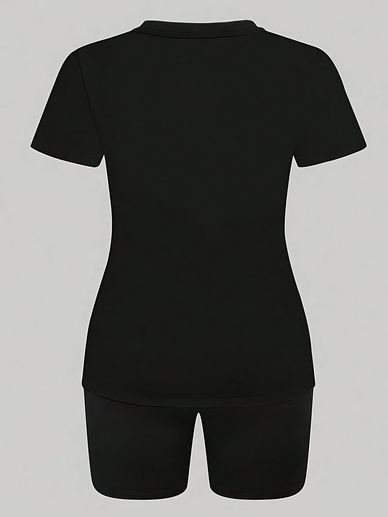 Printed Drop Shoulder T-Shirt Graphic Tees Women Tops - 4