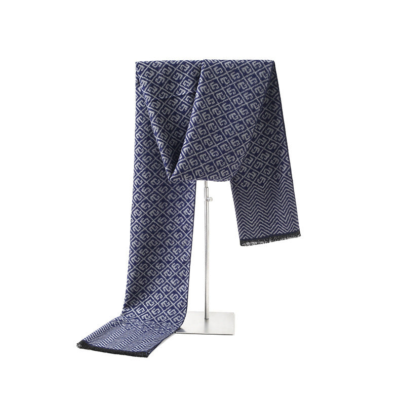 Winter Scarf Casual Business Men - Grey