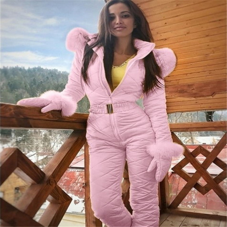 Luxury Ski Suit Sensation High-End Fashion Online - Pink / S